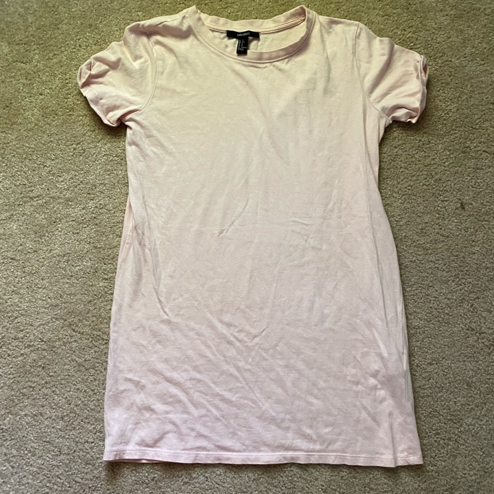 Forever 21 Pink T-Shirt dress